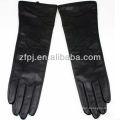 women leather glove winter cashmere lined